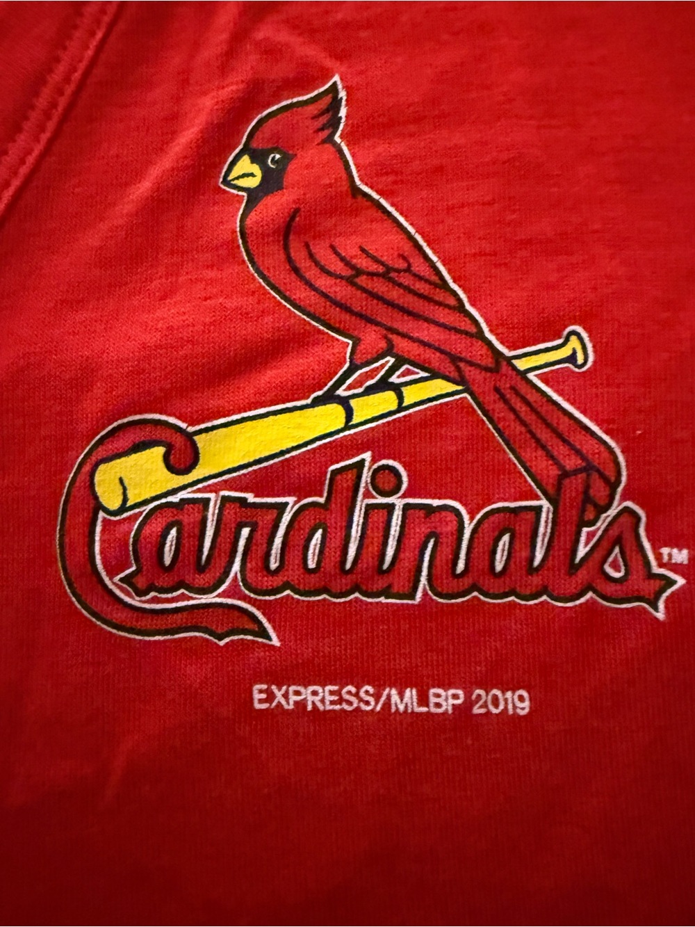 ⭐️ 3/$20 St Louis Cardinals Women’s Shirt Express One Eleven Criss Cross Size L